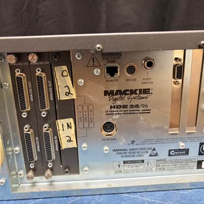Package Deal: Mackie HDR24/96 24-Track 24-Bit Digital Audio HD Recorder / Alesis Master Link ML-9600 /with Mackie Remote image 12