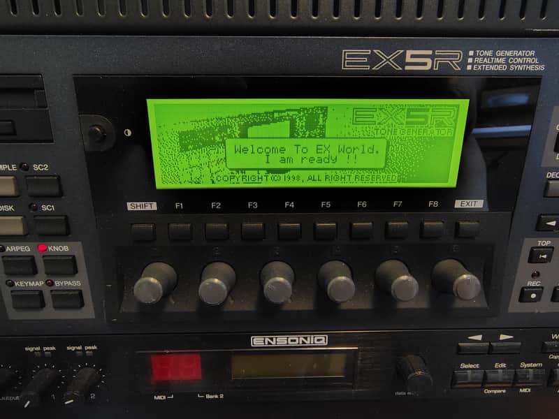 Yamaha EX5R multi-engine rack mount synthesizer module image 1