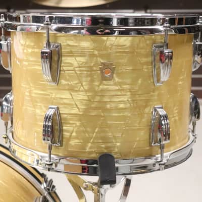 Ludwig USA Legacy Mahogany 4pc Butterscotch Pearl Drum Kit Set 24/18/16/13" image 3