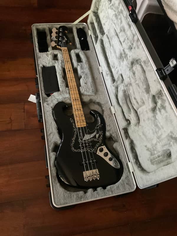 Ibanez 2609B Professional Black Eagle Double Cutaway 4-String Bass with Maple Fretboard 1970s - Black image 1