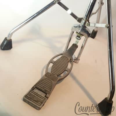 Ludwig Hercules Hi-Hat Cymbal Stand Spur-Lok Chicago Vintage 70s Rubber Feet USA image 2