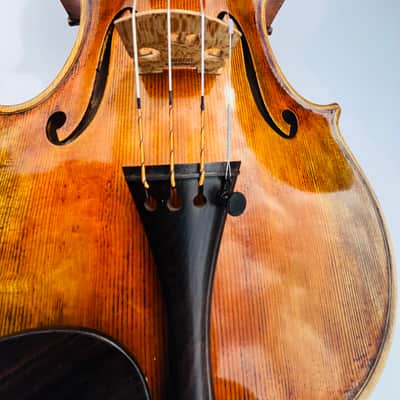 Fine Italian labeled Violin Stefano Scarampella di Brecia Fece In Mantova 1855 image 5