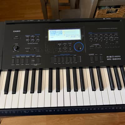 Casio WK-6600 76-Key Portable Workstation Keyboard 2010s - Black image 3