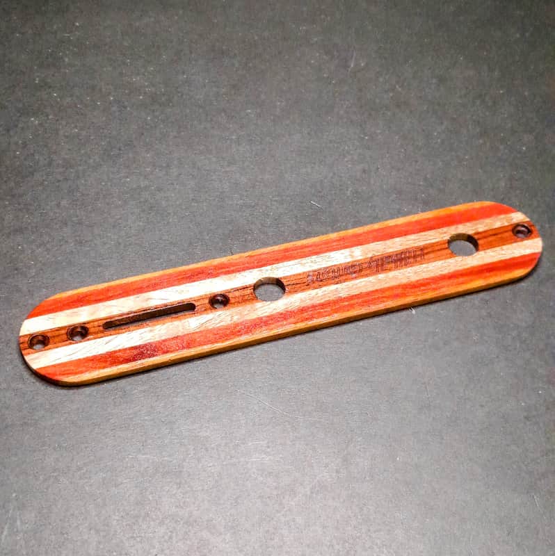 Hillbilly Guitars Fender Telecaster Exotic Wood Control Plate image 1