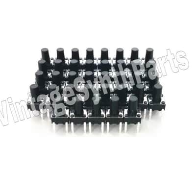 Korg 01/W - 01/W PRO - 01/W PROX Full set of 37 Panel Switches Pushbutton  Tact  Switch