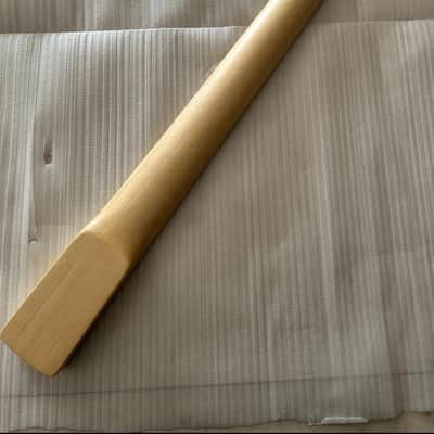 5 String 21 frets Electric Bass Guitar Neck With Maple Fretboard image 4