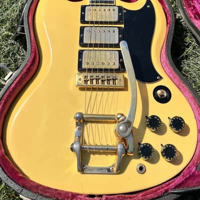 Gibson SG Custom with Bigsby Vibrato 1971 - 1979 - White image 12