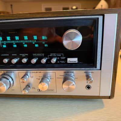 Vintage 1970's Sansui 8080DB Stereo Receiver Full Fresh Service New Bulbs Beauty image 9