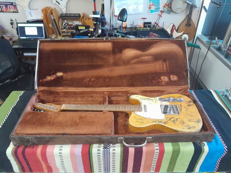 Fender Telecaster with Maple Cap Fretboard 1968 - Blonde(Signed By The VENTURES) image 1