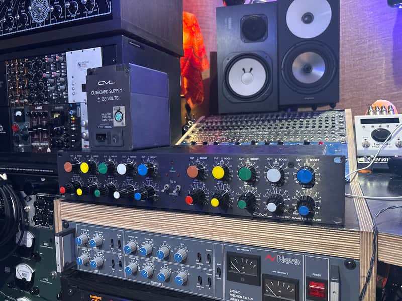 Very Clean vintage GML 8200 Two-Channel Parametric Equalizer w/ Power Supply & cables image 1