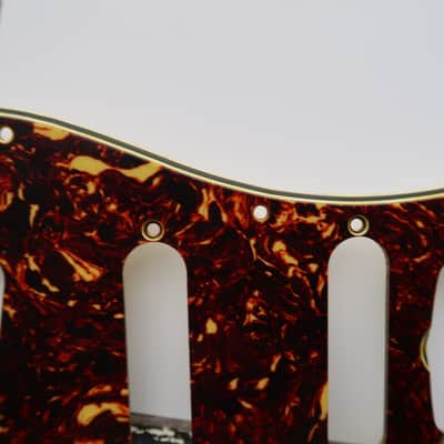 62 Fender Stratocaster celluloid tortoise pickguard USA 1960 thru 1962 avri strat guard image 14