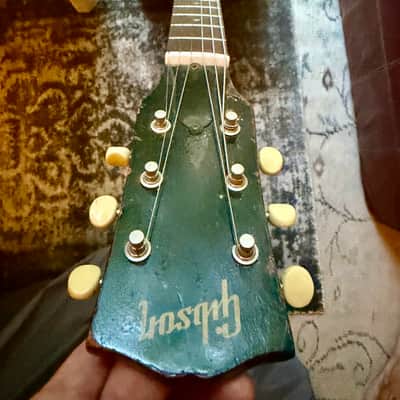 Gibson SG Junior 1964 - matte brown with gold stripes image 2