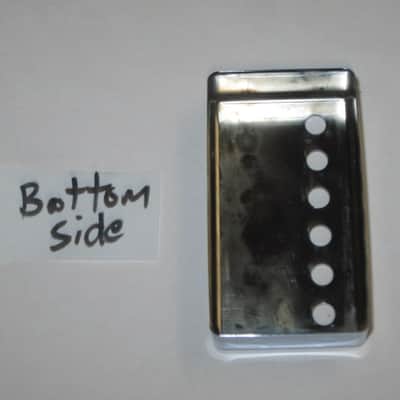 lightly used (has less than light average wear) genuine Gibson PRPC-015 Chrome Bridge Humbucker Cover - BRIDGE pole spacing: 52mm image 13
