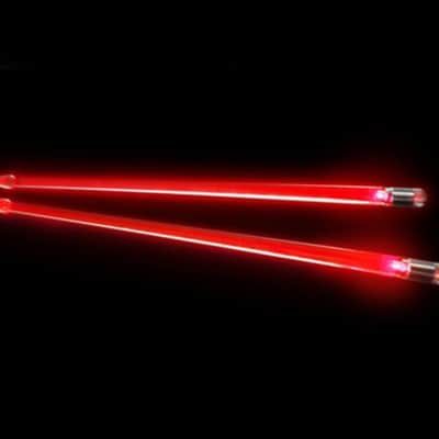 Light Up Drum Sticks By Firestix Radiant Red Bild 3