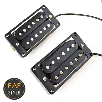 New Blues™ PAF Style Vintage Spec Humbucker Pickup Black with Mounting Ring image 1