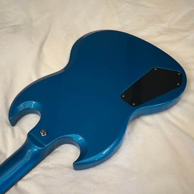 Vintage 1998 Gibson SG-X (SG Junior) - Laguna Blue Metallic Custom Color - Free Pro Setup image 12