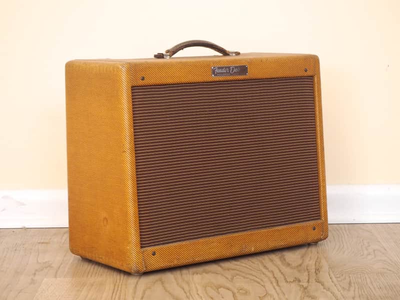 1959 Fender Deluxe Tweed Vintage Amp 5E3 Circuit Collector-Grade, Jensen P12R image 1