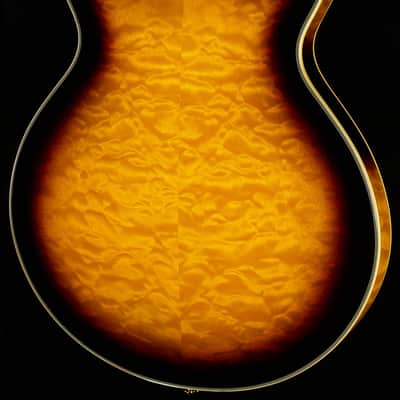 Ibanez Artcore Expressionist AM93QM Antique Yellow Sunburst (523) image 2