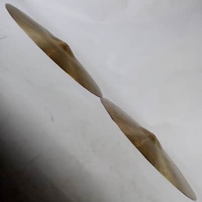 13" Paper-Thin 536/550g Chinese Hammered Hi-Hat Cymbals B20 Bronze image 8