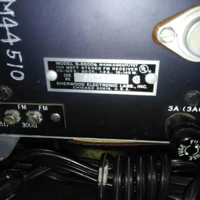 Vintage 1960's (late) Sherwood FM Stereo Receiver S-8600A *USA Made image 8
