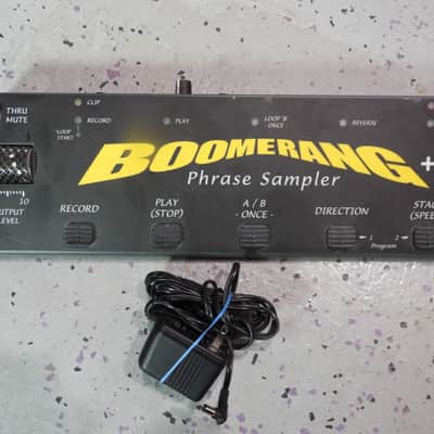 Boomerang + Plus Looper Sampler Effects Pedal Phrase Sampler w/Power Supply image 1