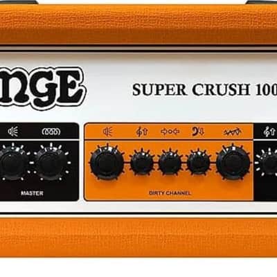 Orange Super Crush 100H Electric Guitar Head, Orange image 1