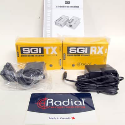 Used Radial SGI Studio Guitar Interface Instrument Line Driver Yellow VGC image 18