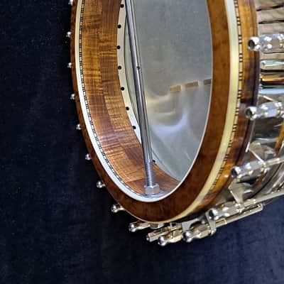 Wildwood Troubadour Open Back Banjo with Bracket Band & Superior Hard Case image 6