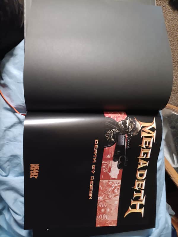 Dave mustaine autograph [megadeath]3/22/19 | Reverb