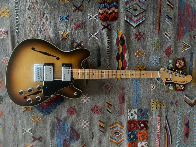 Vintage 1975 Fender Starcaster Sunburst W/OHSC