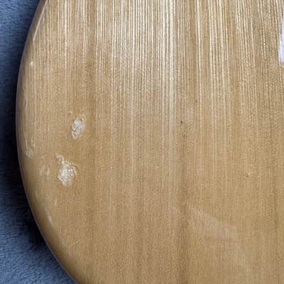 Vintage 1970s MIJ J.D. Lee Copy Jazz Bass Natural Maple Block Inlays Made in Japan image 10