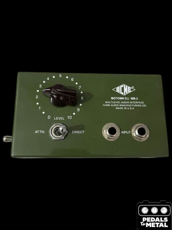 Acme Audio WB-3 Motown DI Direct Box 2016 - Present - Green - X18452 image 1