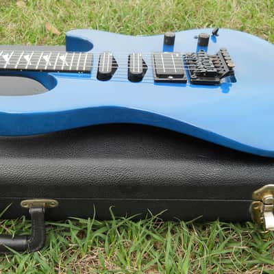 1988 Hamer USA Chaparral Custom 100% Original, Boomerang, Blue, Great Cond, OHSC, Free USA Shipping image 9