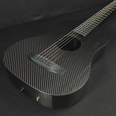 KLOS Full Carbon Travel Guitar DAE w/Gig Bag Fishman Presys VT image 1