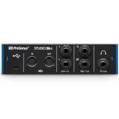 PreSonus Studio 26c Audio Interface (USB-C - 2 x 4 - 192 kHz) image 3
