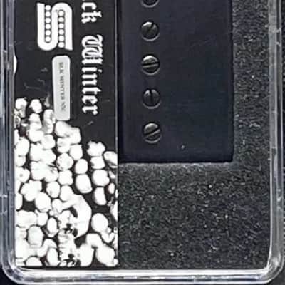 Seymour Duncan Black Winter 7 String Neck Humbucker Pickup - Matte Black Metal Cover image 1