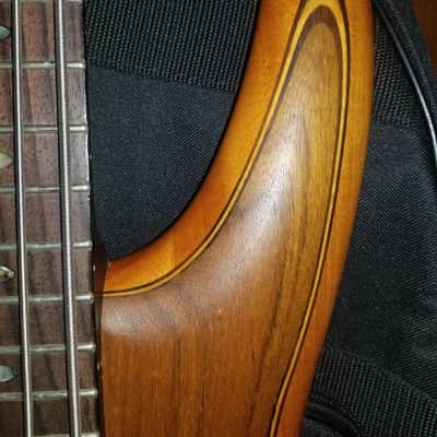 Ibanez SR1200E-VNF Premium 5-String Bass Left Handed 2010s Vintage Natural Flat image 18