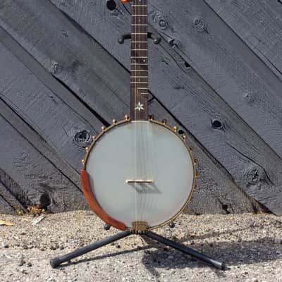 Ome Flora 12" Walnut Open Back Banjo & Case image 2