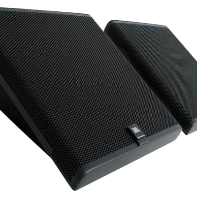 Pair JBL SLP12/T-BK Sleek Low-Profile On Wall Mount 3" 70v Commercial Speakers image 3
