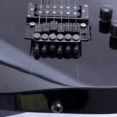 Kramer USA American Custom Gibson 490R / 498T Humbucker Pickups 1986-1987 Black Reverse Headstock image 17