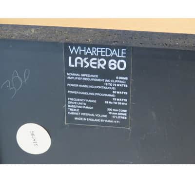 Vintage Wharfedale Laser 60 Bookshelf Speakers - Pair image 7