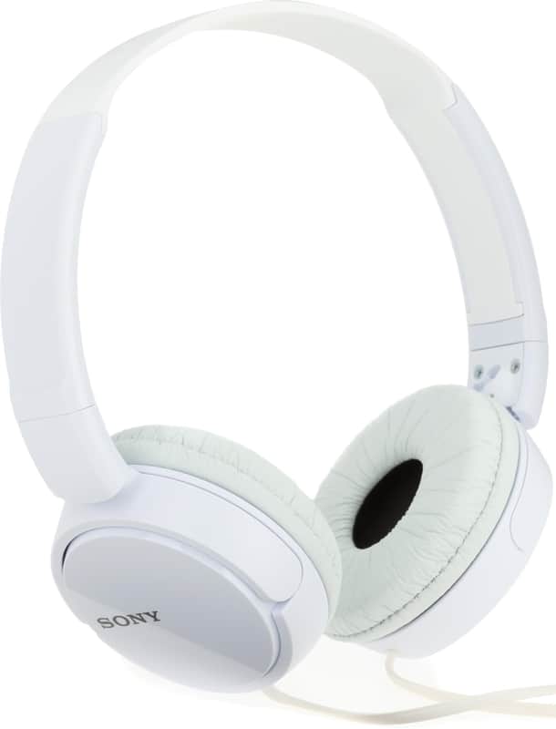 Sony MDRZX110 ZX Series Wired On-ear Headphones - White (2-pack) image 1
