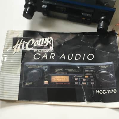 Hicomp HCC-1170 Audiovox Car Radio Cassette Made In Japan w/ Manual Wire Harness image 2