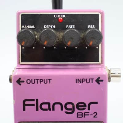 Boss BF-2 Flanger 1984 Made In Japan Green Label ACA Vintage Guitar Effect Pedal 476500 image 3