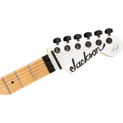Jackson 50th Anniversary Iron Maiden Adrian Smith Signature SC1 - Maple Fingerboard, Snow White image 2