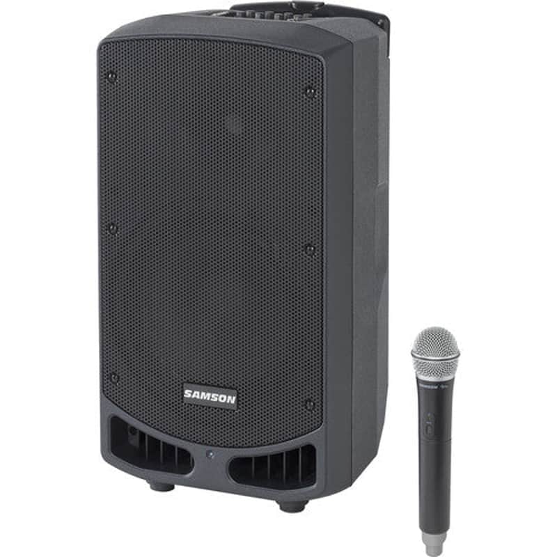 Samson SAXP310W-K Portable PA System with Wireless Microphone (K: 470 to 494 MHz) - 10" image 1