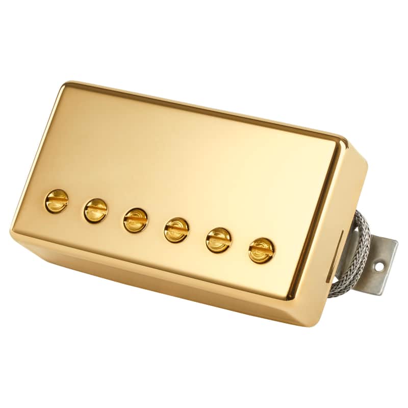 Gibson '57 Classic Plus Humbucker Pickup, Double Black Gold Cover image 1