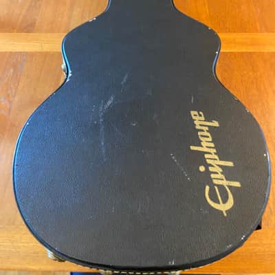 Jumbo Epiphone By Gibson EJ-200CE 1990s -2000s - Black image 3