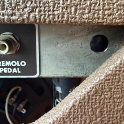 1963 Fender Princeton 6G2 Brownface Guitar Amp image 12