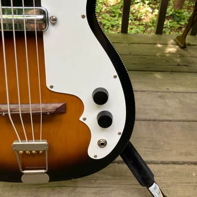 Kay K5915 Electric Bass w/ Original Case - 1960s - Sunburst image 4